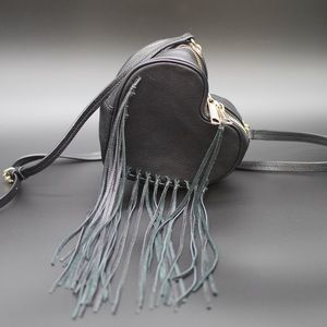 🔥Rebecca Minkoff Heart Fringe Crossbody